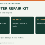 What to Carry in a Commuter Bike Repair Kit checklist and comparison diagram