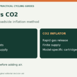 Mini Pump vs CO2 Inflator: What Should You Carry? checklist and comparison diagram